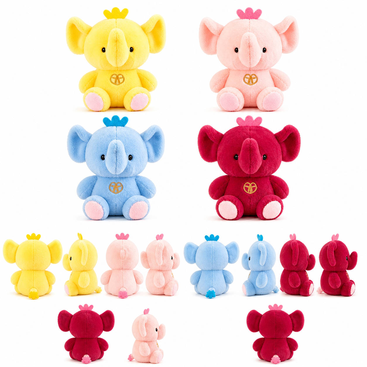 11 peluches (contactez-nous pour le catalogue et plus de 6000 modèles)