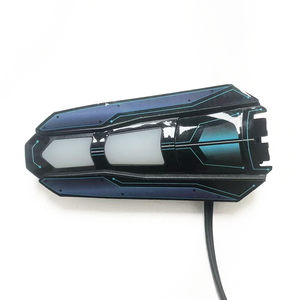 Auriculares para casco de motocicleta, sistema de comunicación 5,3, auriculares inalámbricos para dos personas con intercomunicador, altavoz HD, intercambio de música - Product Image 1