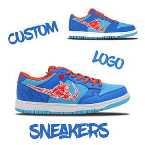 Tùy chỉnh SB Low Top Giày bóng rổ nhà sản xuất tùy chỉnh thương hiệu của bạn logo thời trang cấp bằng sáng chế da Sneakers cho nam giới của giày - Product Image 6