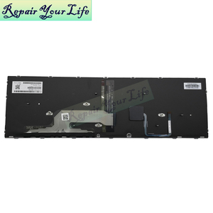 全新SP西班牙背光键盘，适用于惠普ZBOOK 15 G5 15 G6 17 G5 17 G6 L12765-071键盘，带银色框架和跟踪点 - Product Image 6