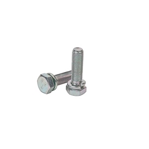 DIN 933 DIN 931 Professional Factor M616スチール六角ネジとスプリングワッシャー - Product Image 1