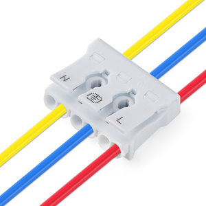 Bloco de terminais elétrico rápido 925-3P para cabo de fio LED, conector de fio de pressão original <span class=keywords><strong>Openwise</strong></span>
