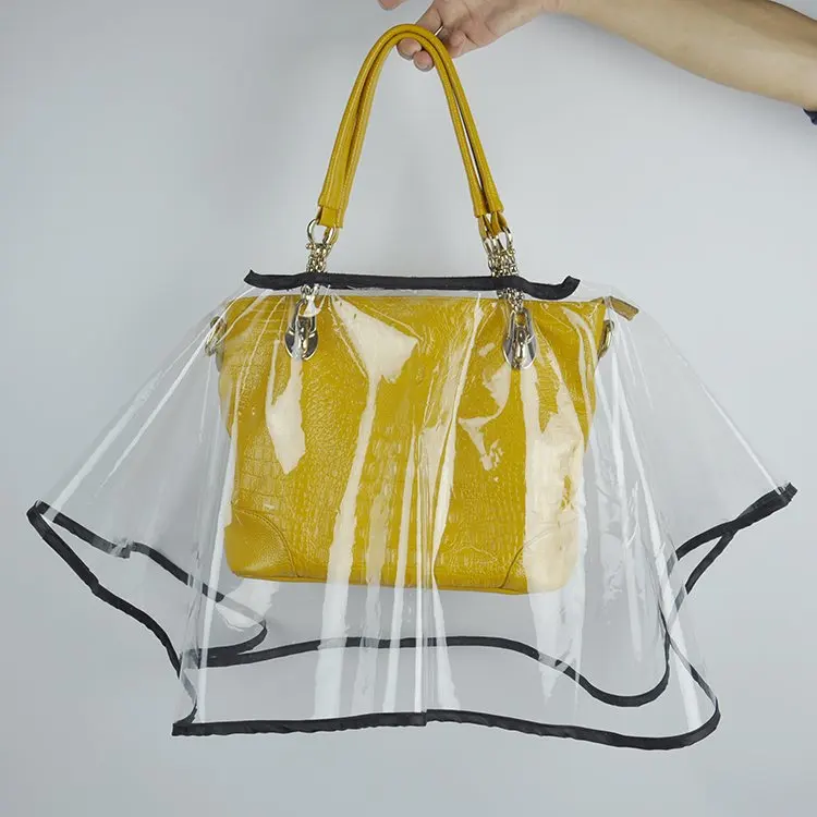 Waterproof Handbag Rain Cover Transparent Eva Rain Cover Customized Bag Cover