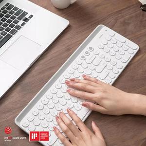 MIIIW Dual Mode <strong>Keyboard</strong> 104 Keys 2.4GHz Multi System Compatible Wireless Light <strong>Computer</strong> Laptop Tablet <strong>Keyboard</strong> - Product Image 5