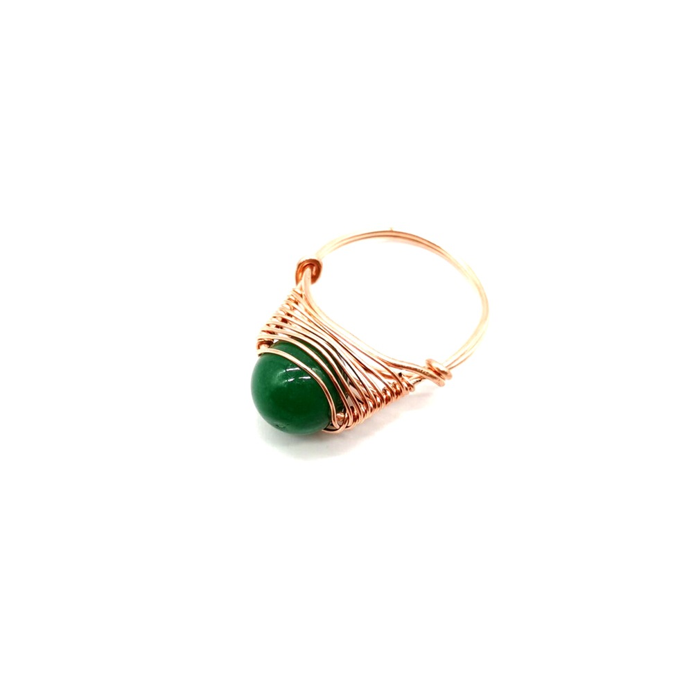16 Round green aventurine