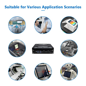 N100 2 * Realtek RTL8111F Gigabit Ethernet LAN 2 * RS232 COM 1 * HD 1 * VGA 6 * USB Mini Pc Computadora industrial - Product Image 4
