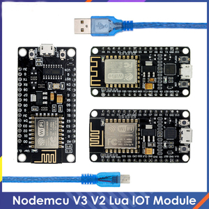 Wireless <strong>Module</strong> CH340/CP2102 NodeMcu V3 V2 Lua <strong>WIFI</strong> Internet of Things Develop Board based <strong>ESP8266</strong> <strong>ESP</strong>-<strong>12E</strong> with PCB Antenna - Product Image 2