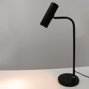 With European Plug Rotate Table <strong>Lamp</strong> 9W Simple Design <strong>Black</strong> Shell Long Neck Table <strong>Lamp</strong> Large Size Read Light With On-off Key - Product Image 1
