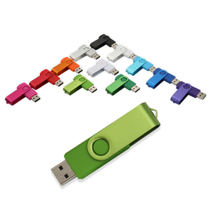热卖定制标志u盘金属旋转u盘2.0促销记忆u盘 - Product Image 5