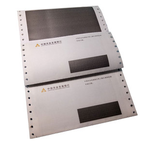 Impresión de logotipo personalizado sin carbón NCR salario carta confidencial sobre papel payslip recibo seguridad ordenador Bill Pin Mailer - Product Image 3