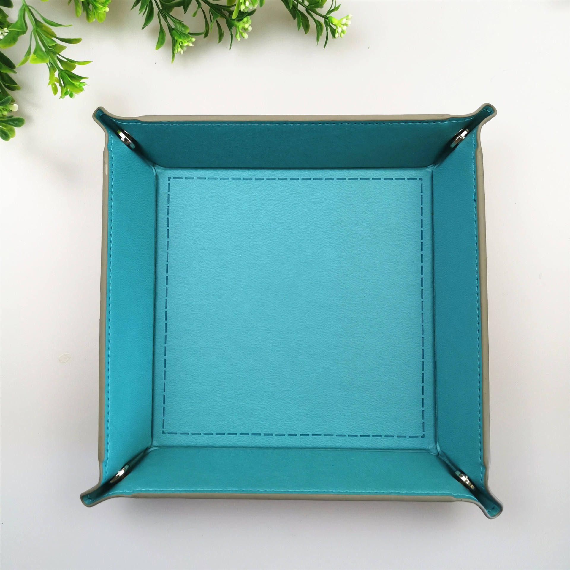 plain weave light blue
