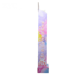 Kunden spezifische bodens tehende Papier-Display-Racks Karton-Haken-Display für Aufkleber - Product Image 3