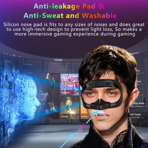 Compatible Oculus/Meta for <strong>Quests</strong> 2 Face Pad &amp; Cover Cushion Game Accessory Replacement for Enhanced Comfort &amp; Visibility - Product Image 2