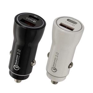 38W evrensel araba şarjı çakmak soket adaptörü hızlı şarj PD 20W tipi C 18W QC 3.0 çift Usb cep telefonu şarj - Product Image 6