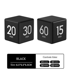 EMAF Custom Study Cube Rotierender Timer Workout Produktivität Pomodoro Timer Digital Flip Kitchen Countdown Timer für Kinder - Product Image 6