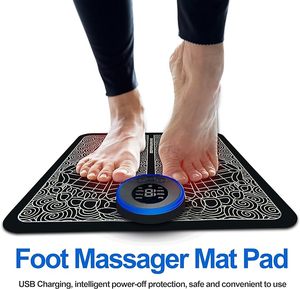 Wiederauf lad bares verstellbares EMS-Fuß massage gerät mit kompaktem Design und anpassbaren Programmen - Product Image 2