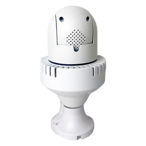 新しい優れた品質の火災煙警報検出カメラ360度自動追跡電球セキュリティカメラCCTVセキュリティカメラ