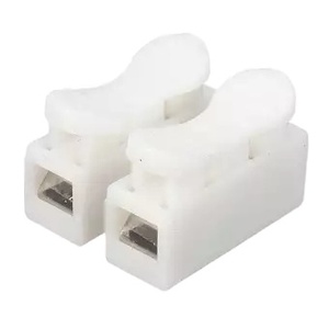 100Pcs 10A 250伏塑料2针接线盒推快速电线电缆连接器电线端接连接器 - Product Image 3