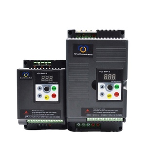 1.5KW 2HP 50 HZ 60HZ, fase única, 220 V de entrada y tres fase de salida de 380V convertidor de frecuencia variable