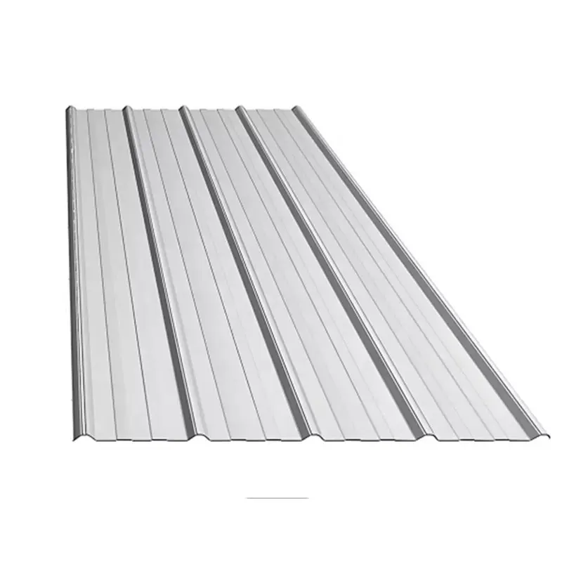 Pas cher 0.7mm 0.5mm d'épaisseur PPGI plancher terrasse métal ondulé zinc Galvalume aluminium toiture tôle d'acier