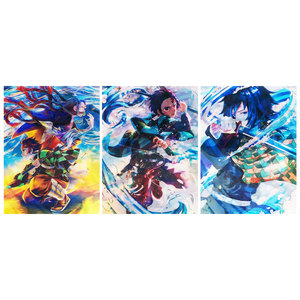 1000定制路飞宠物<span class=keywords><strong>3D</strong></span>透镜状海报恶魔杀手柔术凯森动漫贴纸和透镜状链锯人动漫海报