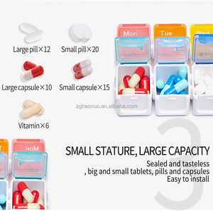 New Portable <strong>7</strong> <strong>Days</strong> <strong>7</strong> Numbers Smart Electronic Digital Intelligent Design Alarm Clock Pill Organizerstorage Box with Reminder - Product Image 4