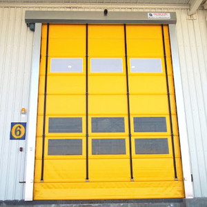 Industrial Factory Yellow Blue <strong>Red</strong> Color Automatic Fast <strong>PVC</strong> Zipper <strong>Doors</strong> Fast Opening Closing Roller <strong>Door</strong> With Remote Control - Product Image 2