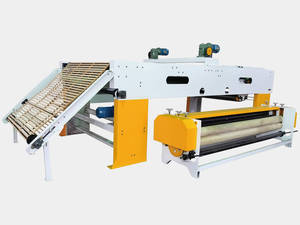 Vlies-Polyesterfaser-Watte Thermal Bonded Padding Making Machine Produktions linie für Heim textilien - Product Image 5