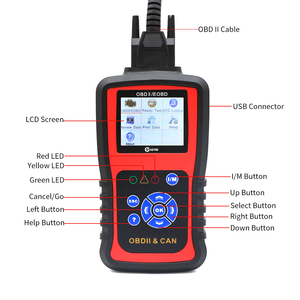 KC301 OBDII/CAN自動スキャナーツール車用フルファンクションコードリーダーが英語でエンジン故障コードを検出 - Product Image 2