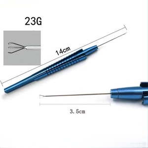 Instrumen mikro oftalmik, tiga garpu genggam, tiga cakar, WILSON VITREORETINAL tubuh asing dua cakar <span class=keywords><strong>Forceps</strong></span> - Product Image 1