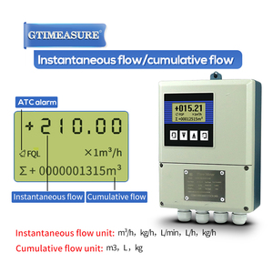 Medidor de flujo de alta precisión Pulso 4-20mA RS485 HART Medidor de flujo electromagnético Precio Medidor de flujo electromagnético - Product Image 5
