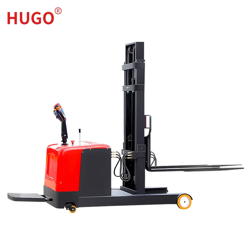 Hugo giá thấp 2t 2000kg điện Đạt xe tải với CE Pallet Stacker xe nâng