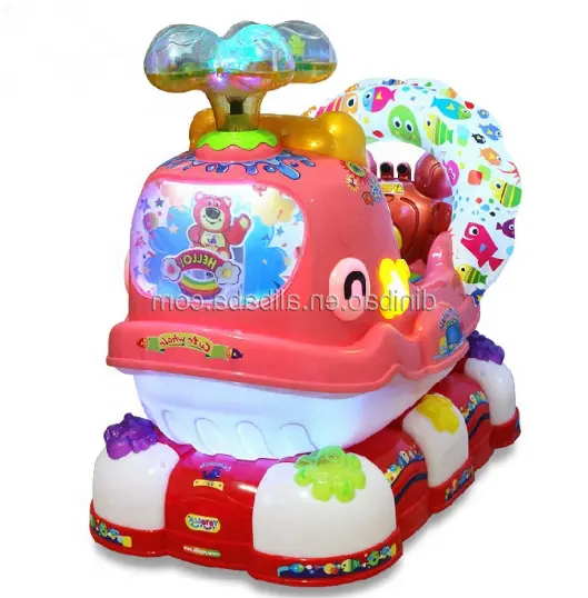 Specially-designed lovely whale kiddie ride game machine coin operated game machine for sale