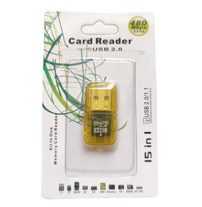 Khe cắm duy nhất mini tf đầu đọc thẻ <span class=keywords><strong>usb</strong></span> 2.0 với nắp bộ chuyển đổi bộ nhớ trình điều khiển-miễn phí rõ ràng đầu đọc thẻ nhà sản xuất nhà cung cấp - Product Image 3
