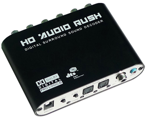 Decodificador de audio SPDIF Coaxial a RCA DTS AC3, amplificador digital óptico, convertidor analógico, HD, 5,1 canales - Product Image 2