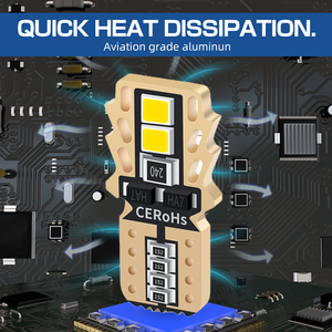 Yüksek parlaklık 12V w5w İç led ışık ampul araba led ışık t10 için led plaka aydınlatma ışığı - Product Image 4