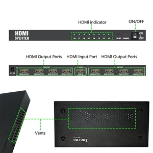 Divisor de HDMI OEM ODM 4K, 1 entrada, 8 salidas, 4x2K @ 30Hz para HDTV 1x8, interruptor HDMI - Product Image 4