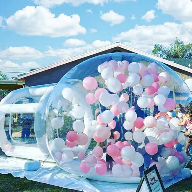 Casa de rebote inflable para niños, Castillo de salto para fiesta al aire libre, rebotador DE BODA inflable