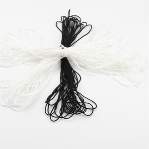 耳绳工厂环3毫米耳环弹性带可调耳环 - Product Image 1