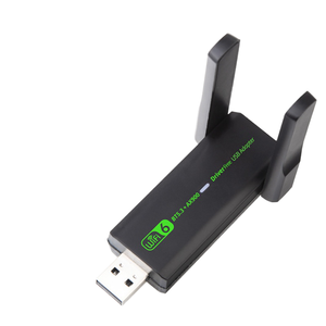 ตัวรับสัญญาณ USB แบบ dual-band กิกะบิตสำหรับคอมพิวเตอร์เดสก์ท็อป1300Mbps เครื่องส่งสัญญาณ Wi-Fi (5G) ไดร์เวอร์ภายนอก-Free อินเทอร์เฟซ LAN 600Mbps