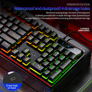 New V4 Mechanical Feeling <strong>Keyboard</strong> Wired Backlight USB <strong>Computer</strong> Accessories Colorful 104 Keys Multi-<strong>Function</strong> Game <strong>Keyboard</strong>