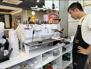 PANCERKA专业商用浓缩咖啡机2组泵半自动电动酒店和咖啡馆