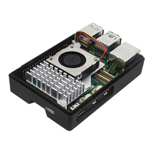 Raspberry Pi 5-го поколения ABS корпус Raspberry Pi5 5B защитный чехол совместим с охлаждающим вентилятором PWM 3,5-дюймовый экран - Product Image 3