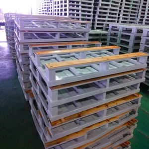 High Load Capacity Full-size Customized Galvanized Powder Coating Stacking Storage Steel Metal <strong>Pallet</strong> <strong>Pallets</strong> - Product Image 1