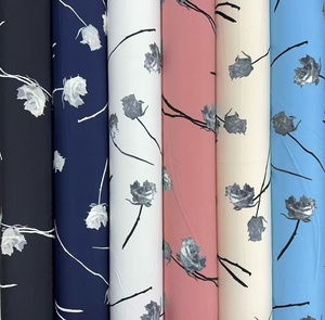 Geometric <strong>Pattern</strong> 105gsm 4-Way Stretch Fabric Polyester and Spandex Lightweight Anti-Pill Stain Resistant for Women's Dresses - Product Image 6