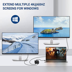 Adaptador USB C a Dual para pantallas HDMI 4K 60Hz USB 3,1 tipo C a 2 puertos para convertidor HDMI con PD y Audio Digital AV Acc de 3,5mm - Product Image 2