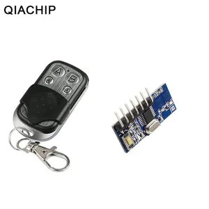 QIACHIP 433 Mhz RF telecomando trasmettitore e 433 mhz RF relè ricevitore interruttore modulo Wireless 4 CH uscita pulsante di apprendimento - Product Image 3