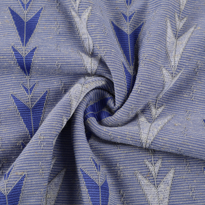 New 85% Polyester 10% Linen 5% Spandex Đan Vải Duy Nhất Jacquard Dệt Kim Vải Lanh Jacquard Nhuộm Vải Cho Phụ Nữ Quần Áo - Product Image 5