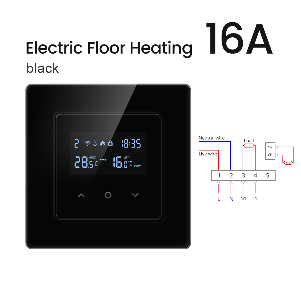 Electric Floor Heating-Black