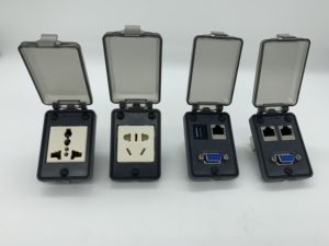 SUEL-Mini Placa de conexión de comunicación, Conector de panel de enchufe de gabinete de Control, RJ45 D-SUB - Product Image 6
